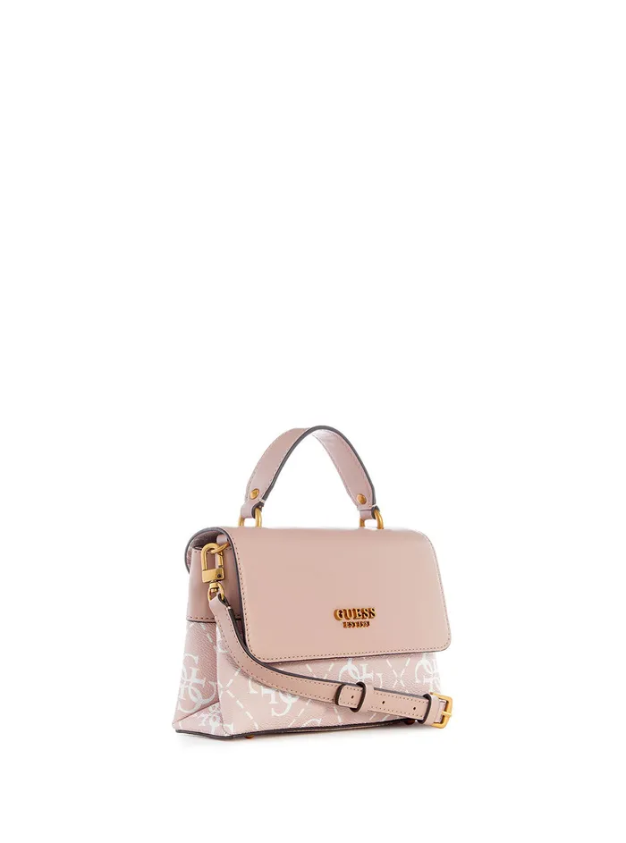 Women Crossbody GUESS Rose Logo Berta Mini Crossbody Bag Women Crossbody GUESS Rose Logo Berta Mini Crossbody Bag