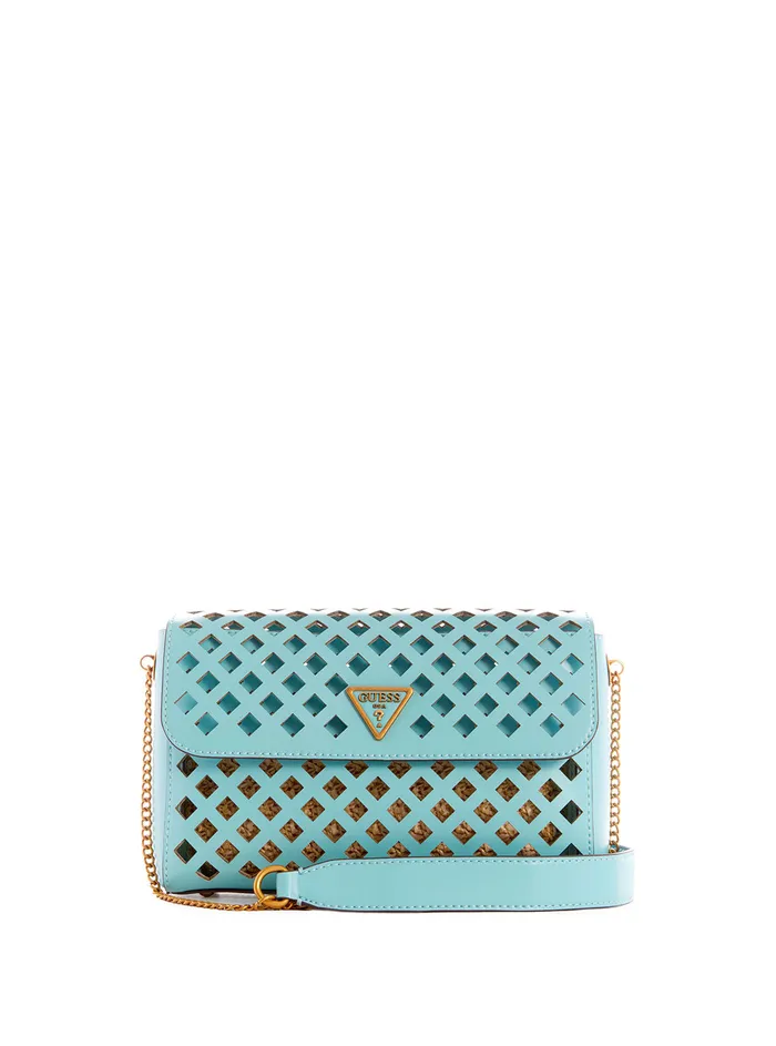 Women Crossbody GUESS Turquoise Aqua Crossbody Bag Women Crossbody GUESS Turquoise Aqua Crossbody Bag