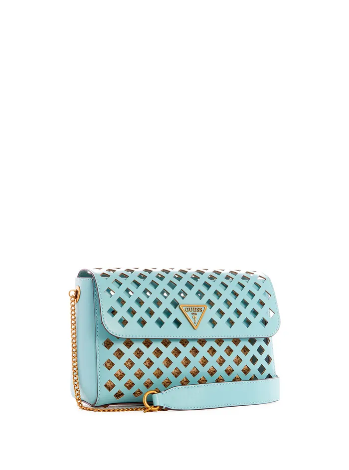 Women Crossbody GUESS Turquoise Aqua Crossbody Bag Women Crossbody GUESS Turquoise Aqua Crossbody Bag