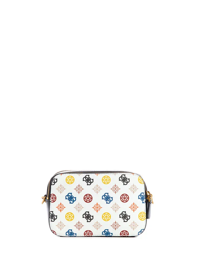Women Crossbody GUESS White Multi Noelle Crossbody Camera Bag Women Crossbody GUESS White Multi Noelle Crossbody Camera Bag