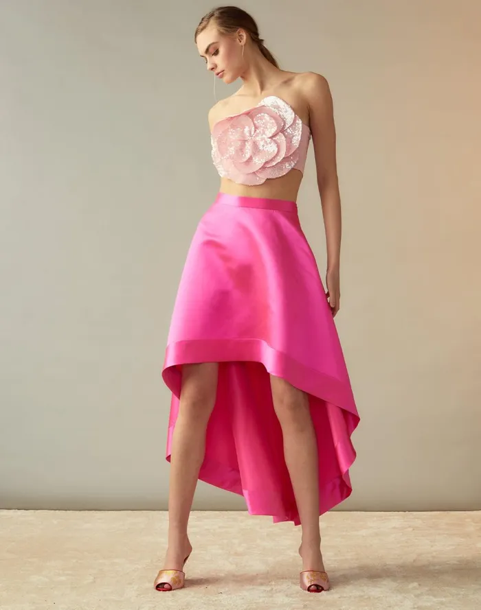 Women Cynthia Rowley Bottoms Livia Satin Skirt Htpnk Women Cynthia Rowley Bottoms Livia Satin Skirt Htpnk