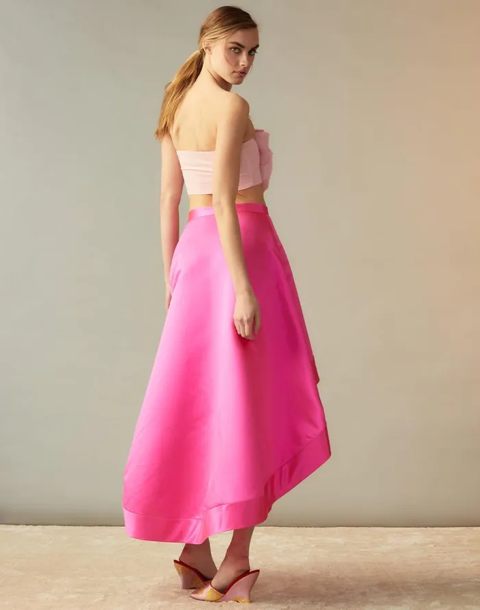 Women Cynthia Rowley Bottoms Livia Satin Skirt Htpnk Women Cynthia Rowley Bottoms Livia Satin Skirt Htpnk