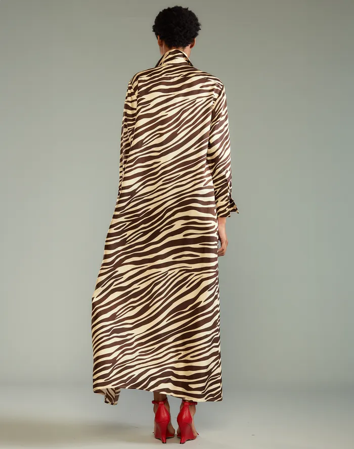 Women Cynthia Rowley Dresses Concrete Jungle Dress Zebra