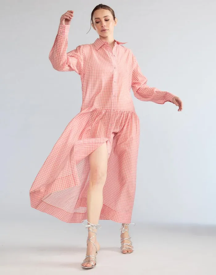 Women Cynthia Rowley Dresses Geneva Silk Cotton Shirt Dress Pnkgnh Women Cynthia Rowley Dresses Geneva Silk Cotton Shirt Dress Pnkgnh