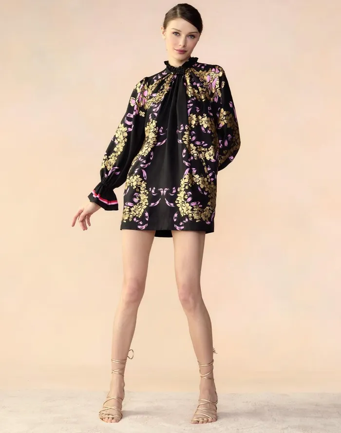 Women Cynthia Rowley Dresses Marseille Shift Dress Blkgd