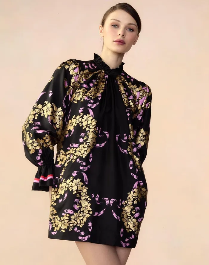 Women Cynthia Rowley Dresses Marseille Shift Dress Blkgd Women Cynthia Rowley Dresses Marseille Shift Dress Blkgd