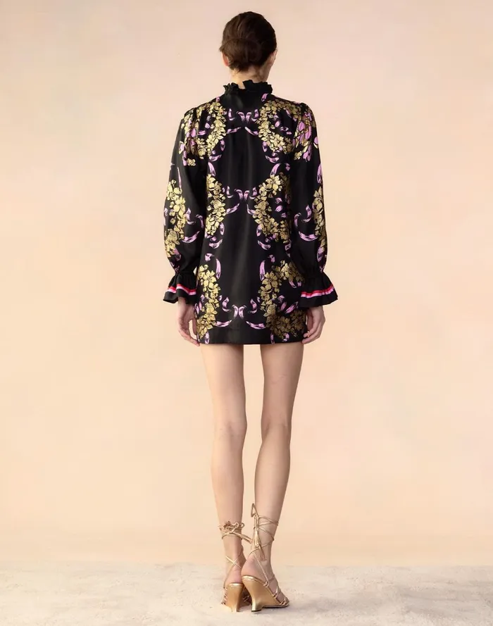 Women Cynthia Rowley Dresses Marseille Shift Dress Blkgd Women Cynthia Rowley Dresses Marseille Shift Dress Blkgd