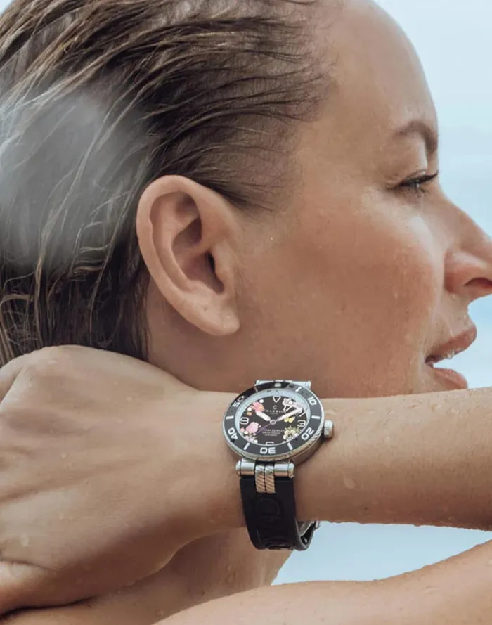 Women Cynthia Rowley Swim Navigator Surf Watch 034Flower034