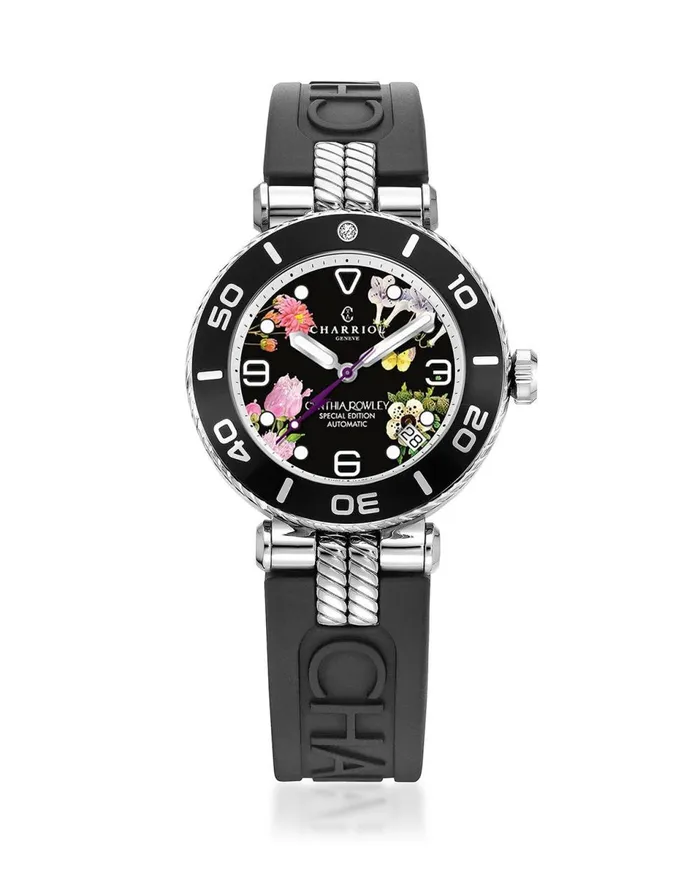 Women Cynthia Rowley Swim Navigator Surf Watch 034Flower034