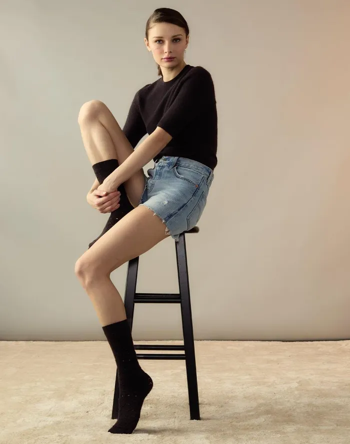 Women Cynthia Rowley Tops Sydney Sweater Black Women Cynthia Rowley Tops Sydney Sweater Black