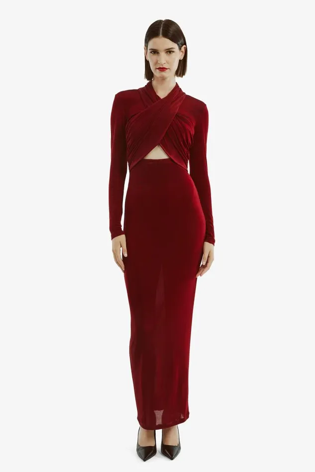 Women Day To Night Dresses Bardot Reno Slinky Knit Dress In Burgundy Burgundy Women Day To Night Dresses Bardot Reno Slinky Knit Dress In Burgundy Burgundy
