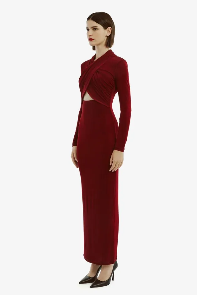 Women Day To Night Dresses Bardot Reno Slinky Knit Dress In Burgundy Burgundy Women Day To Night Dresses Bardot Reno Slinky Knit Dress In Burgundy Burgundy