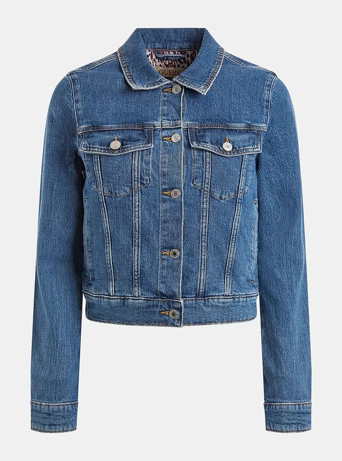 Women Denim GUESS Eco Denim Focus Delya Jacket Women Denim GUESS Eco Denim Focus Delya Jacket