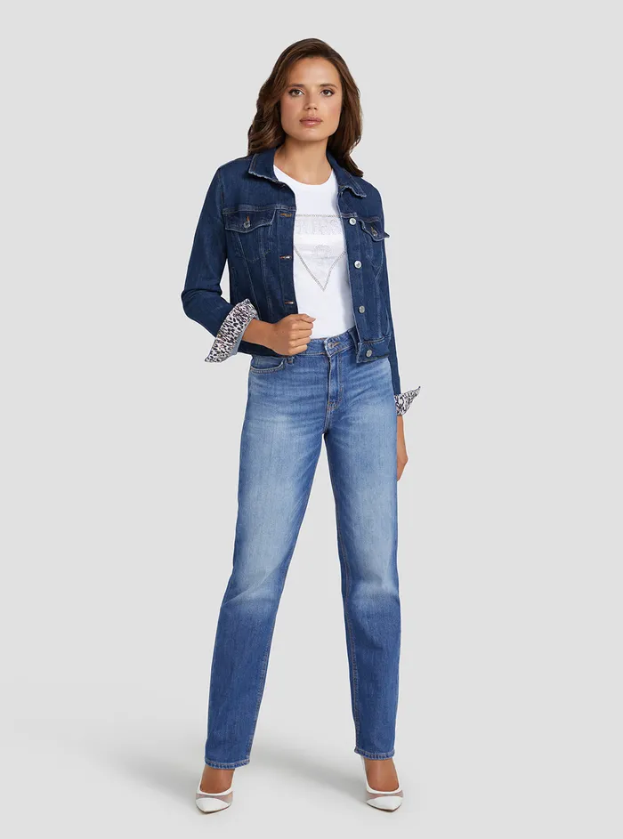 Women Denim GUESS Eco Denim Focus Delya Jacket Women Denim GUESS Eco Denim Focus Delya Jacket