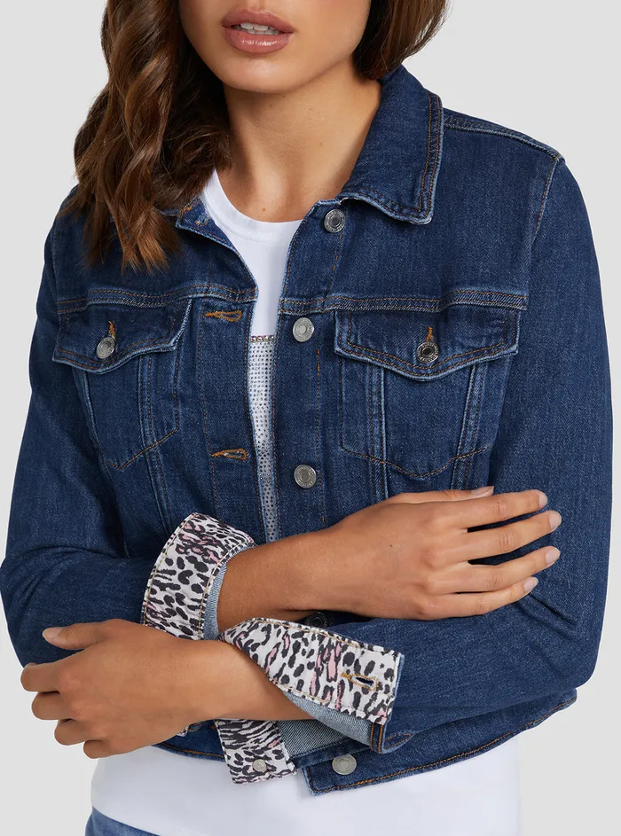 Women Denim GUESS Eco Denim Focus Delya Jacket Women Denim GUESS Eco Denim Focus Delya Jacket