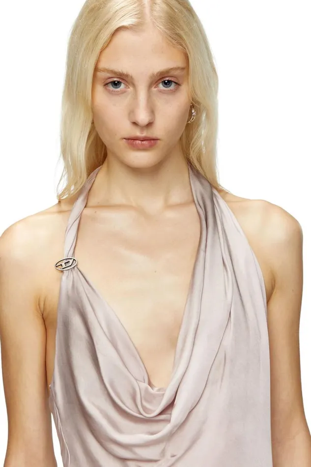 Women Diesel Dresses DESTINY Lilac Women Diesel Dresses DESTINY Lilac