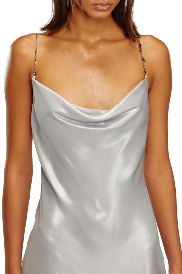 Women Diesel Dresses DMINTY Silver