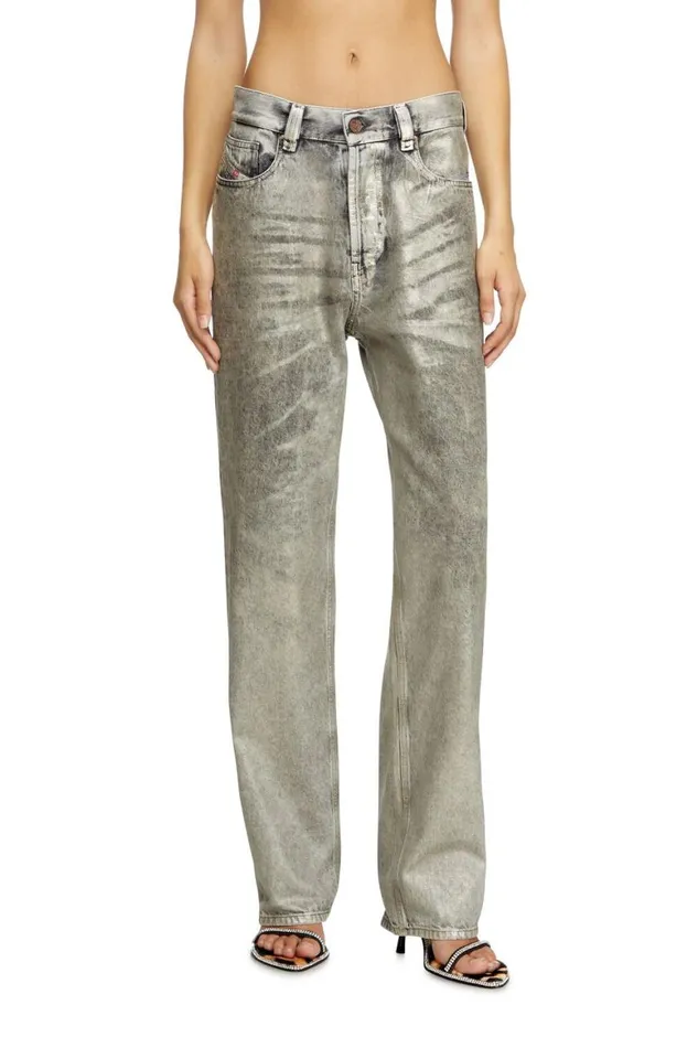 Women Diesel Jeans Regular Jeans 1988 DArk 09L79 Light Grey Women Diesel Jeans Regular Jeans 1988 DArk 09L79 Light Grey