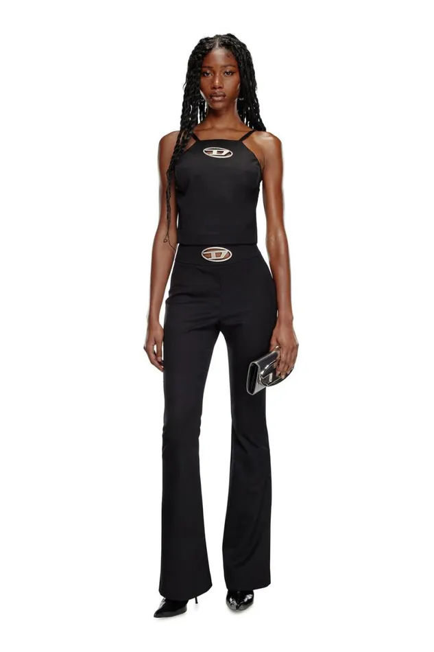 Women Diesel Pants and Shorts PERSEUS Black