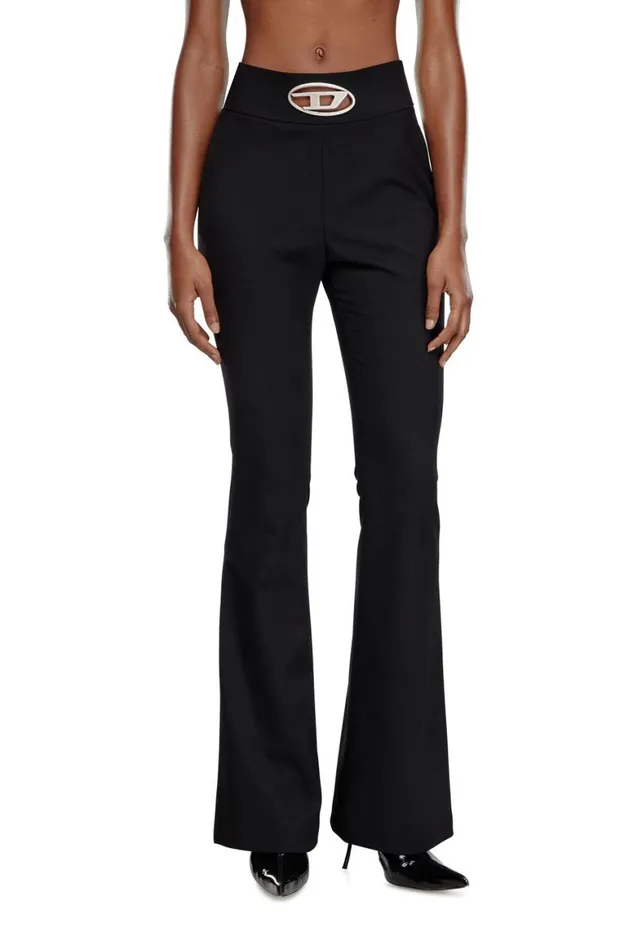 Women Diesel Pants and Shorts PERSEUS Black