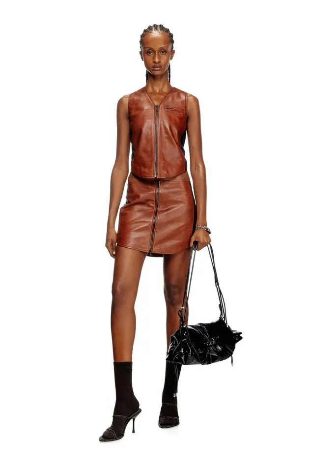 Women Diesel Skirts LOLLIPOP Brown