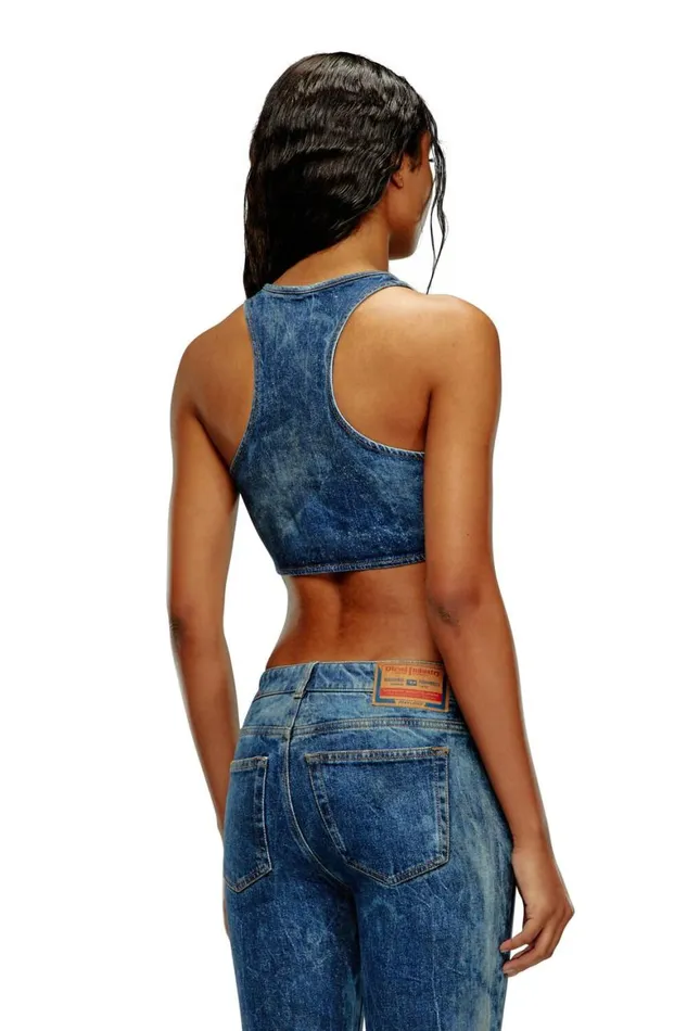 Women Diesel TShirts and Tops DETOPFSE Dark Blue Women Diesel TShirts and Tops DETOPFSE Dark Blue