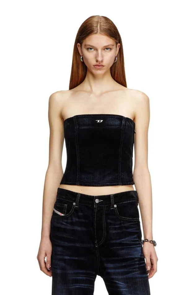 Women Diesel TShirts and Tops DEVILLE Dark Blue Women Diesel TShirts and Tops DEVILLE Dark Blue