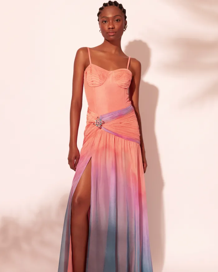 Women Dresses and Jumpsuits PatBO Degrade Long Dress FINAL SALE Degrade