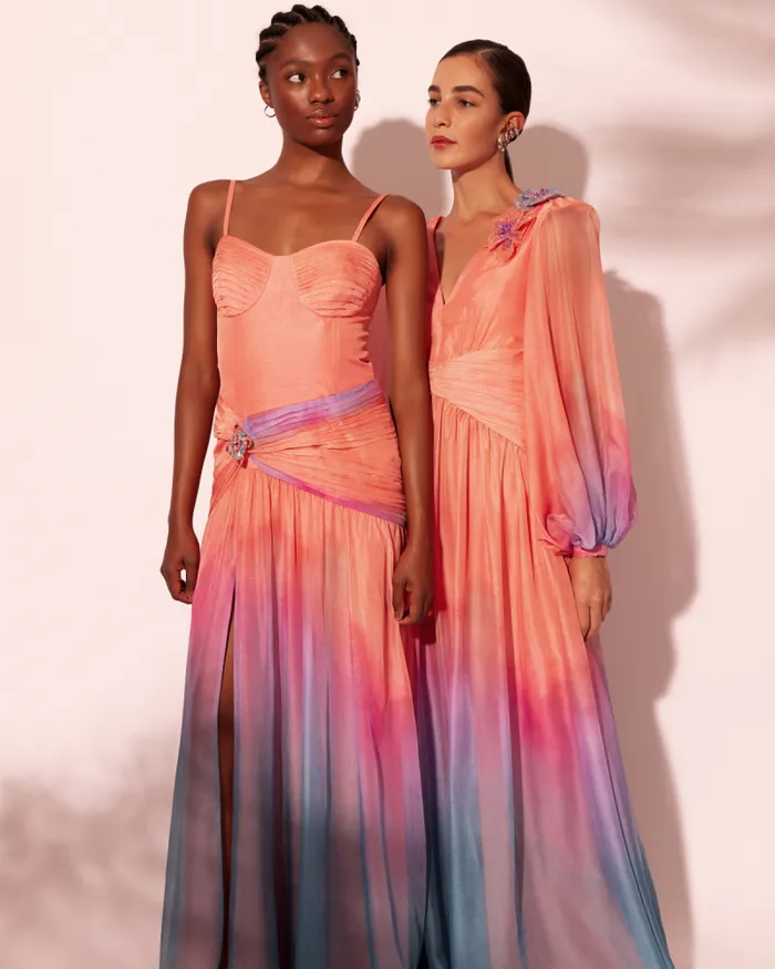 Women Dresses and Jumpsuits PatBO Degrade Long Dress FINAL SALE Degrade