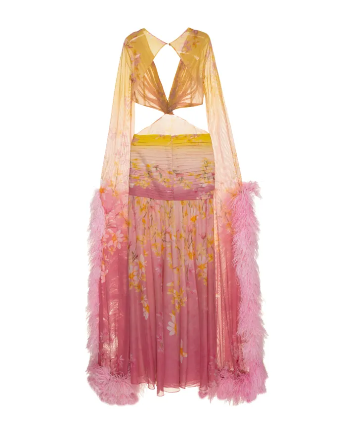 Women Dresses and Jumpsuits PatBO Floral Long Dress Yellow Women Dresses and Jumpsuits PatBO Floral Long Dress Yellow