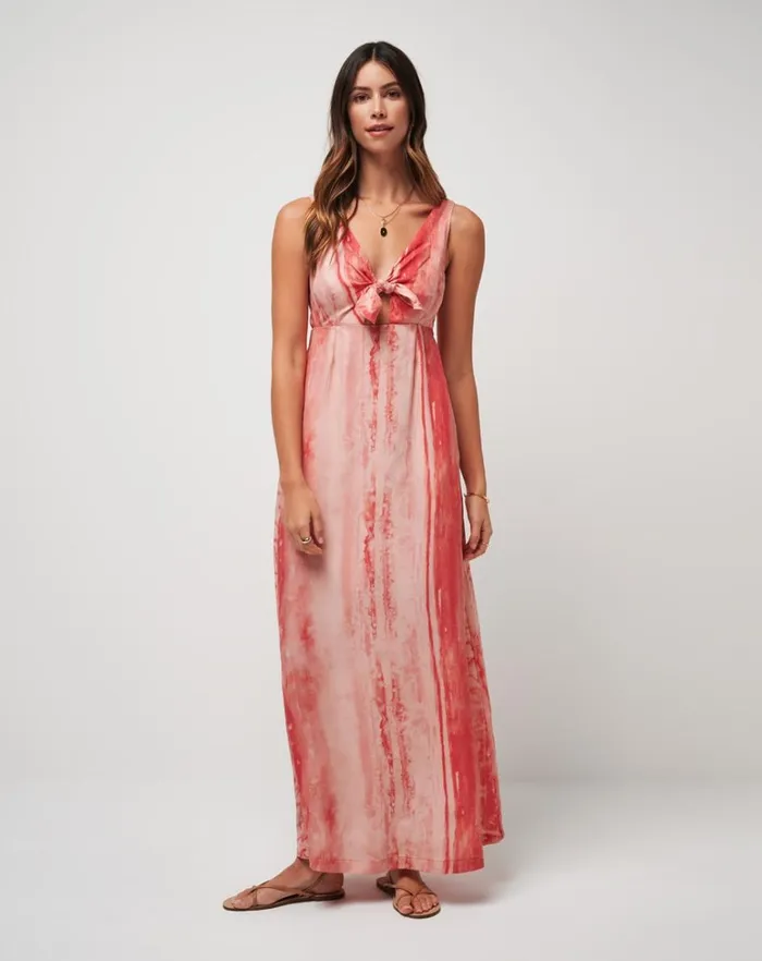 Women Dresses TravisMathew CITY TO SHORE MAXI DRESS Shell Pink Women Dresses TravisMathew CITY TO SHORE MAXI DRESS Shell Pink