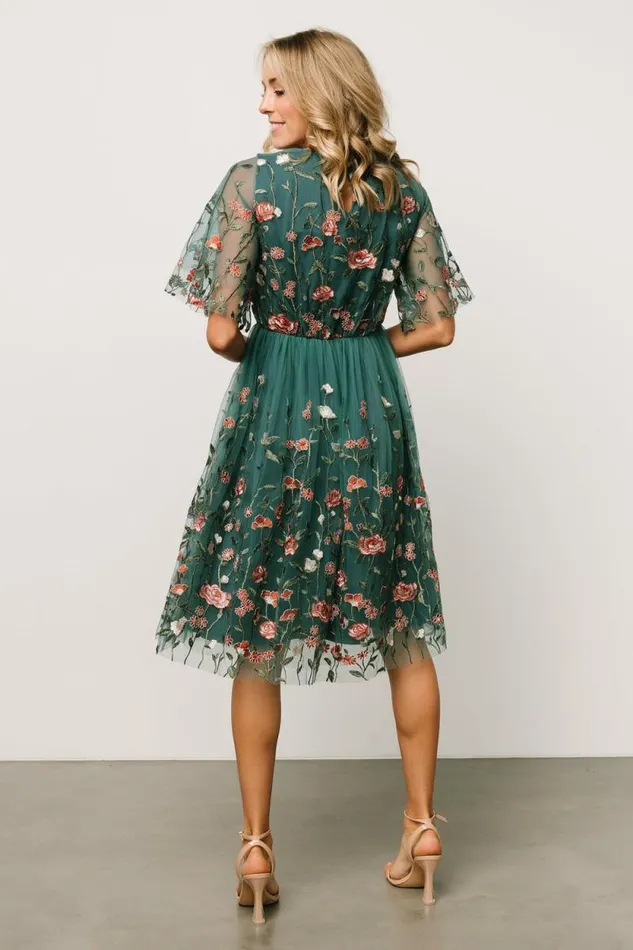 Women Duchess Tulle Dress Jade Garden Baltic Born Short Dresses