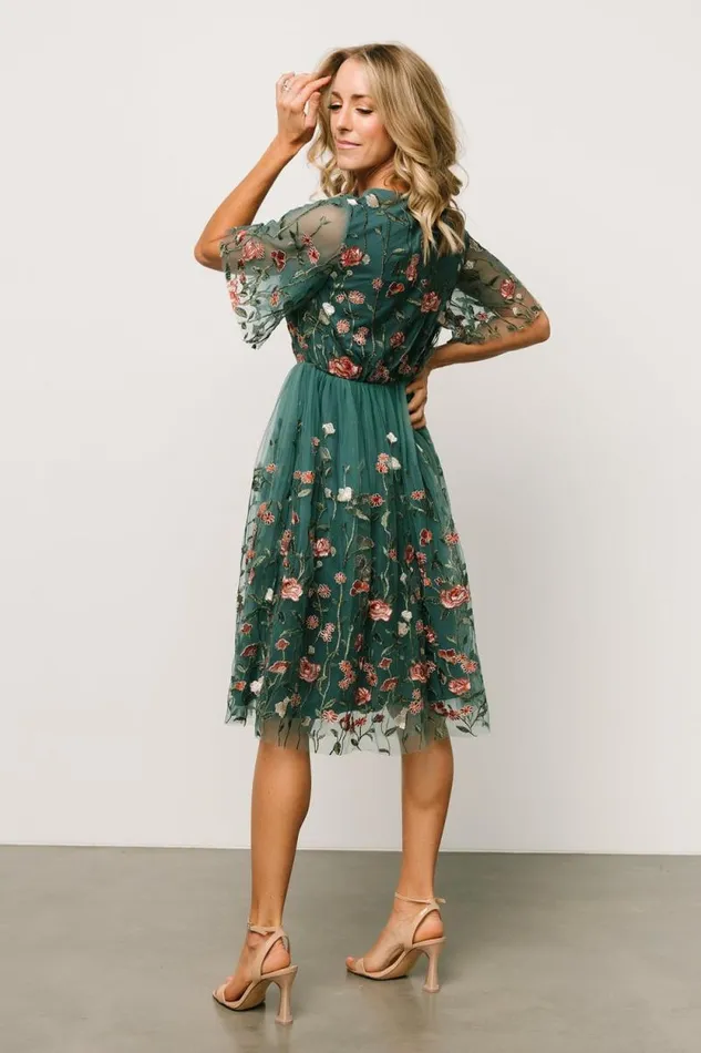 Women Duchess Tulle Dress Jade Garden Baltic Born Short Dresses