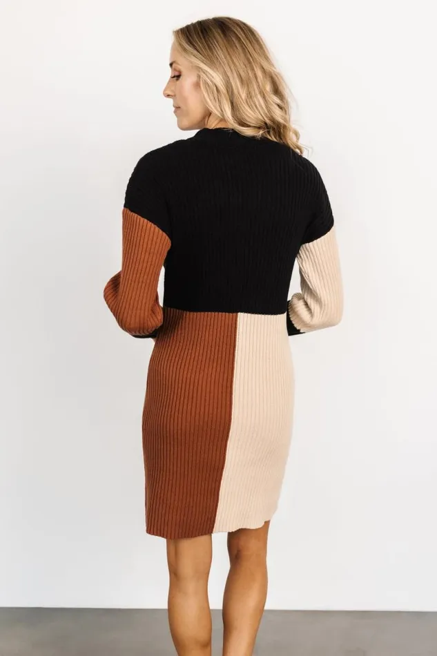 Women Easton Sweater Dress Black Multi Baltic Born Short Dresses Women Easton Sweater Dress Black Multi Baltic Born Short Dresses