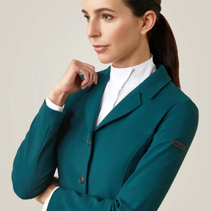 Women English Riding Ariat Speranza Show Coat Hunter