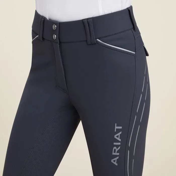 Women English Riding Ariat Tri Factor Lumina Grip Full Seat Breech Ebony Women English Riding Ariat Tri Factor Lumina Grip Full Seat Breech Ebony