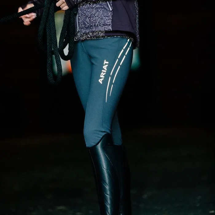 Women English Riding Ariat Tri Factor Lumina Grip Full Seat Breech Ebony Women English Riding Ariat Tri Factor Lumina Grip Full Seat Breech Ebony