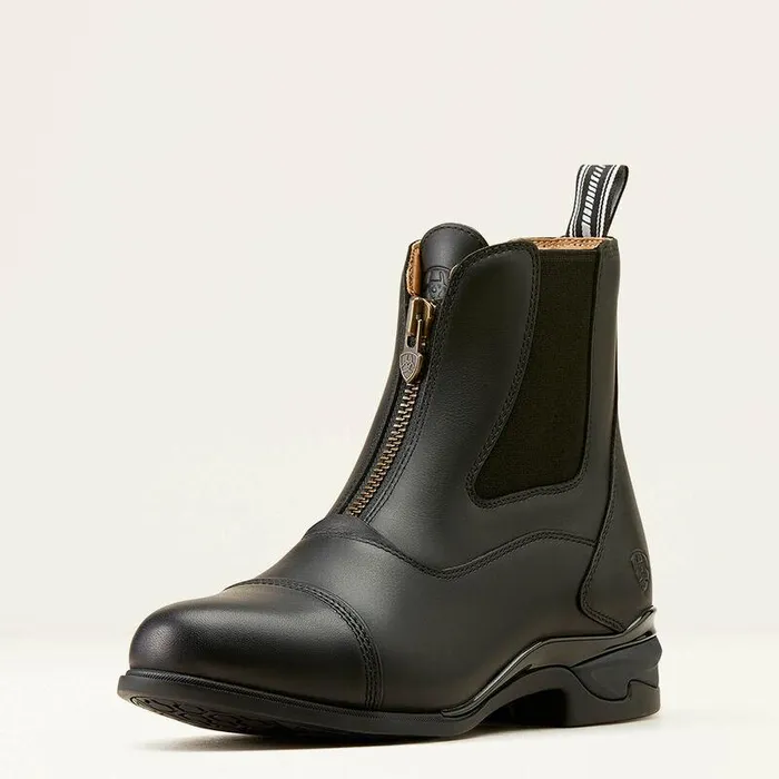 Women English Riding Boots Ariat Devon Zip Paddock Boot Black