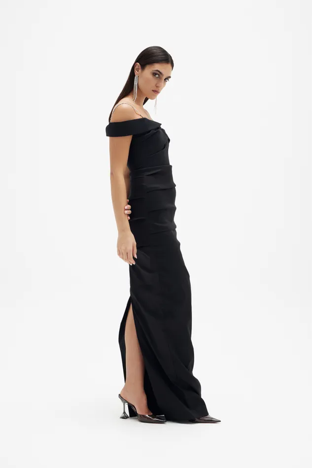Women Evening Dresses Rachel Gilbert Rachel Gilbert DAHLI GOWN 8211 BLACK Women Evening Dresses Rachel Gilbert Rachel Gilbert DAHLI GOWN 8211 BLACK