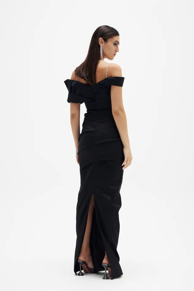 Women Evening Dresses Rachel Gilbert Rachel Gilbert DAHLI GOWN 8211 BLACK Women Evening Dresses Rachel Gilbert Rachel Gilbert DAHLI GOWN 8211 BLACK