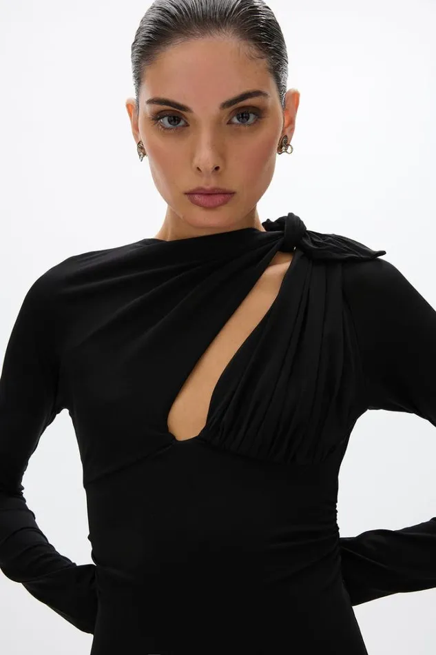 Women Evening Dresses Rachel Gilbert Tanner Sleeve Gown Black Women Evening Dresses Rachel Gilbert Tanner Sleeve Gown Black