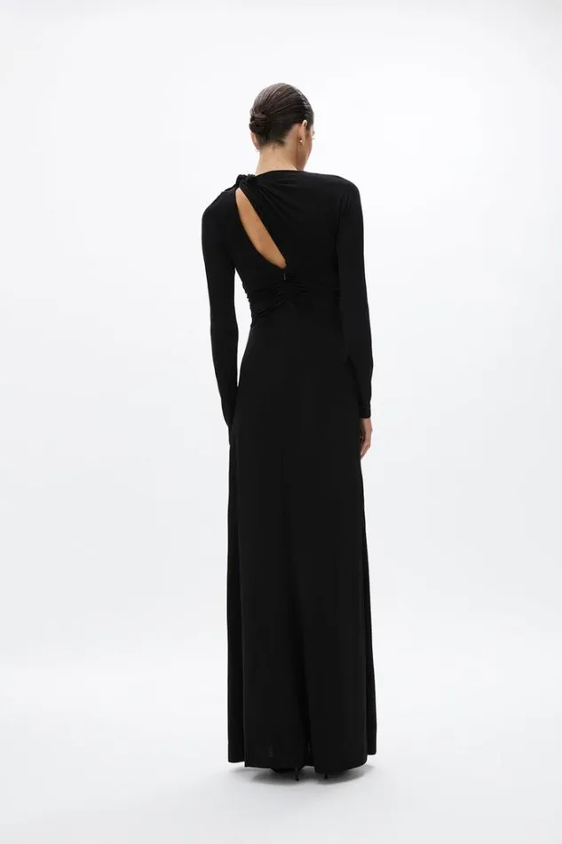 Women Evening Dresses Rachel Gilbert Tanner Sleeve Gown Black Women Evening Dresses Rachel Gilbert Tanner Sleeve Gown Black
