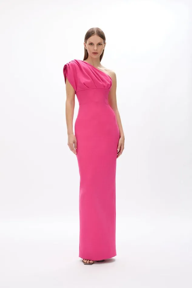 Women Evening Dresses Rachel Gilbert Winnie Gown Hot Pink Shop Rachel Gilbert Online