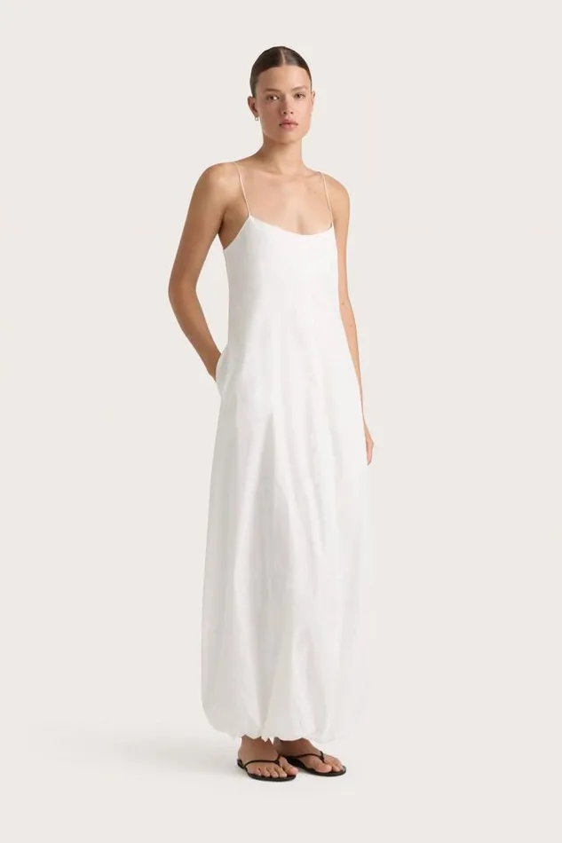 Women Faithfull The Brand Dresses Anais Maxi Dress White