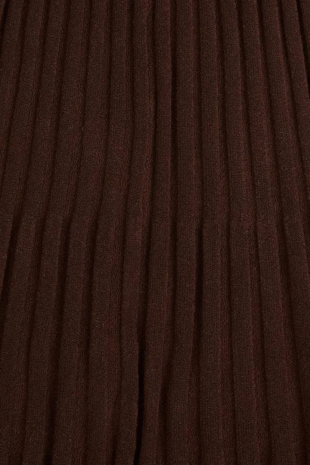Women Faithfull The Brand Dresses Artemi Knit Dress Coffee