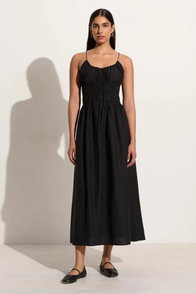 Women Faithfull The Brand Dresses Carinna Midi Dress Black