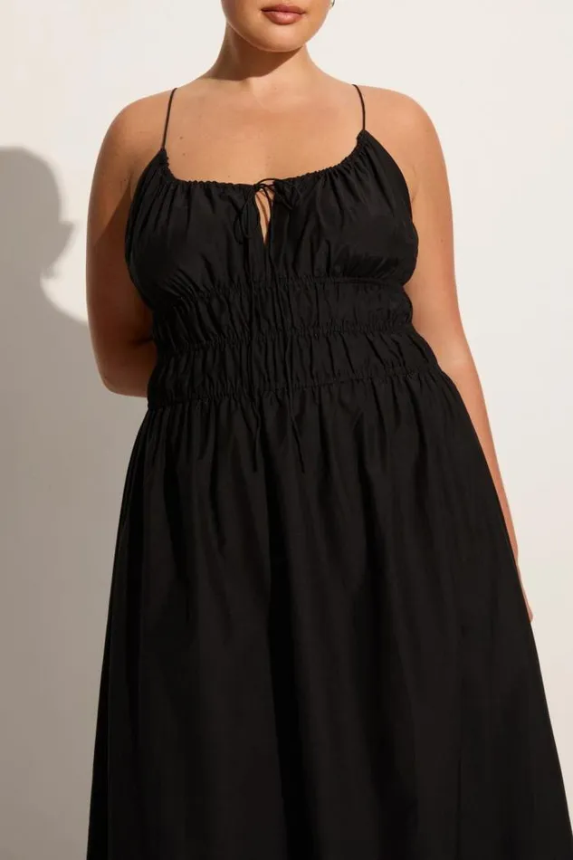 Women Faithfull The Brand Dresses Carinna Midi Dress Black