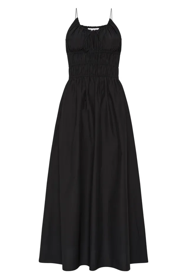 Women Faithfull The Brand Dresses Carinna Midi Dress Black
