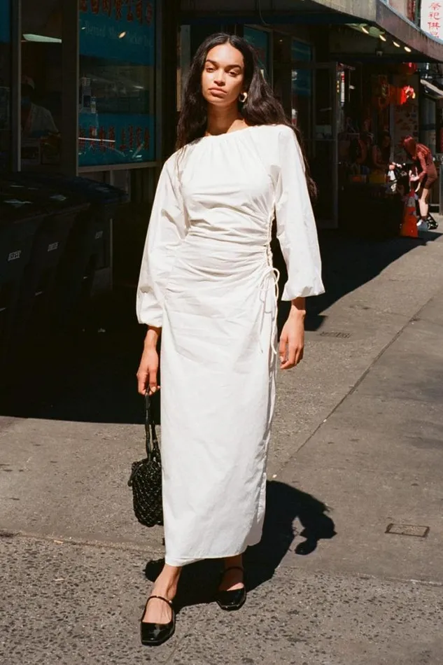 Women Faithfull The Brand Dresses De Deus Midi Dress White