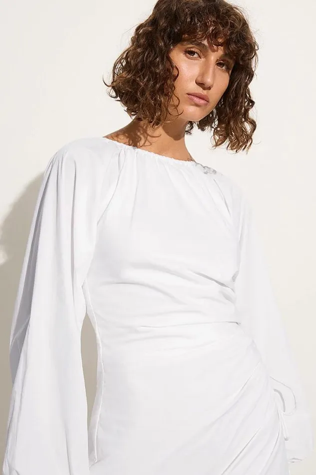 Women Faithfull The Brand Dresses De Deus Midi Dress White